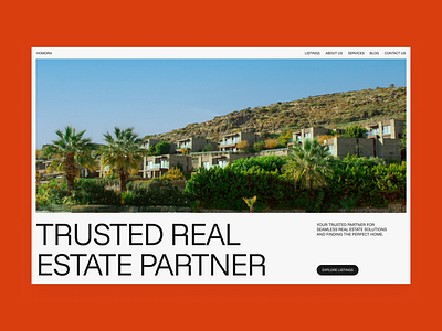 HOMORA – Real Estate Company Website about blog cms design development home house light listings minimal modern parallax property real estate realtor services ui design ux design web design website