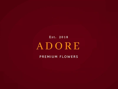 Adore: Premium Flowers | Motion Graphic Design 3danimation creativework flowerdesign motiongraphics