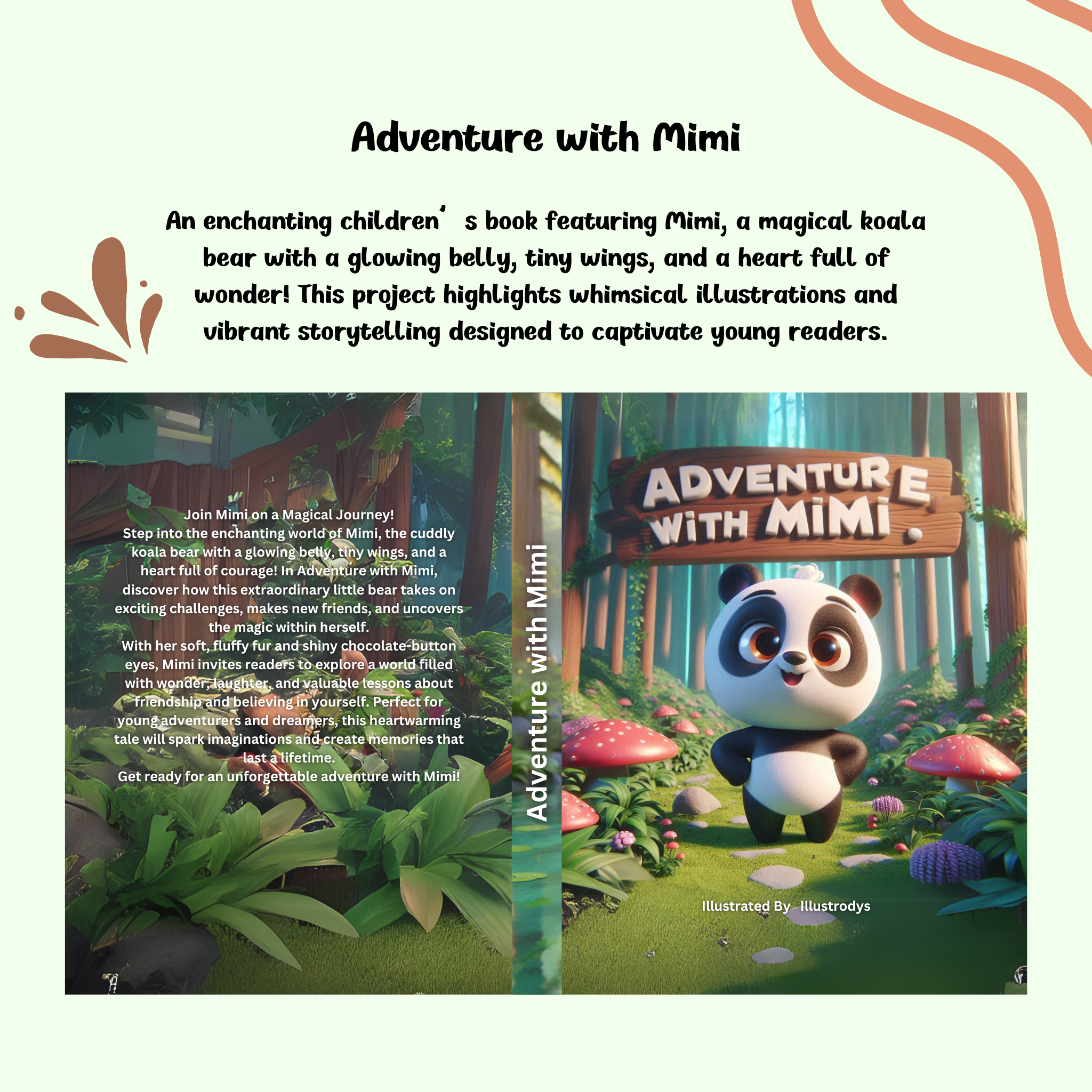 Example of Children Book Illustration In 3D