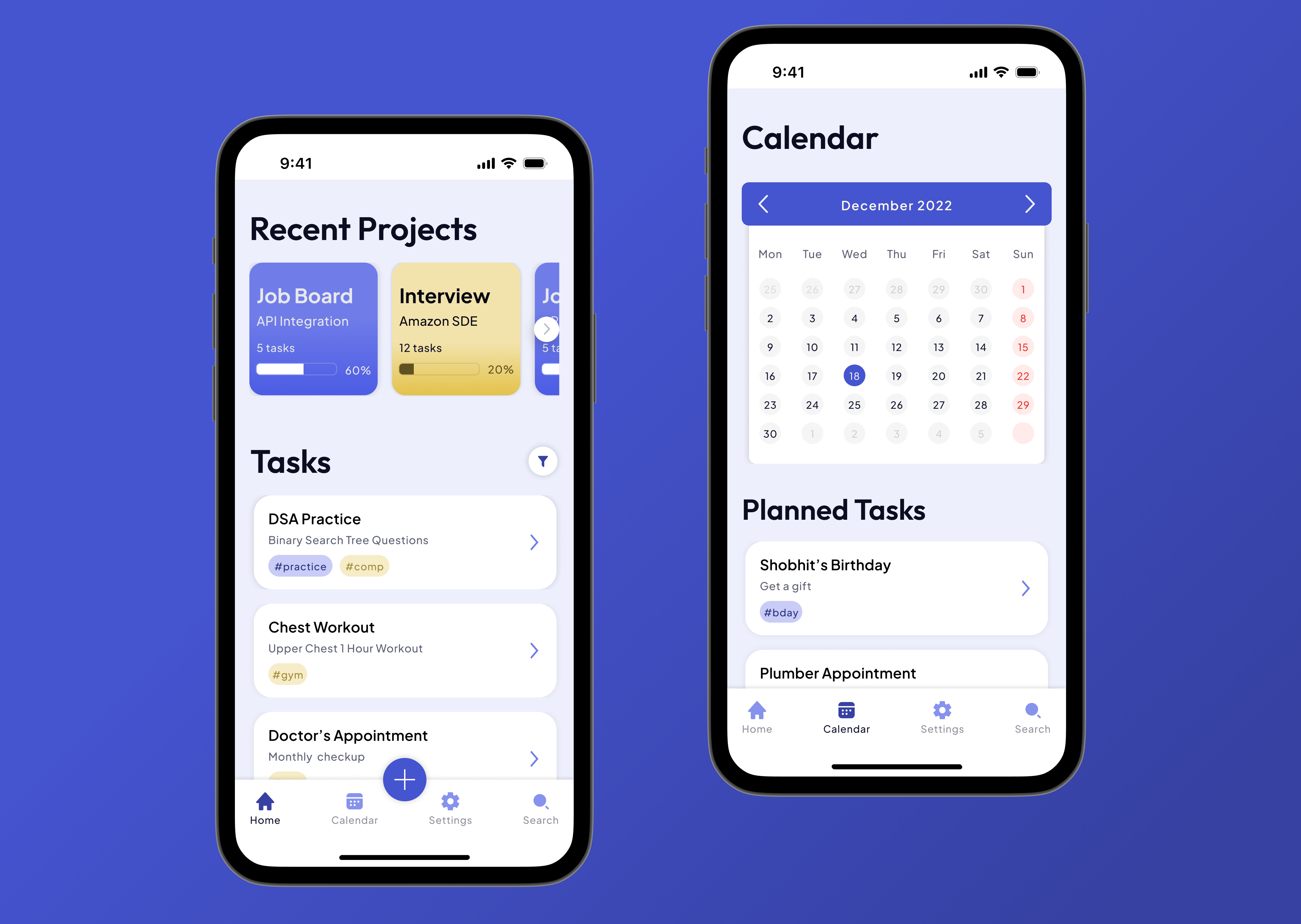 TODO LIST App app design calendar calendar ui clean design minimal design mobile ui design responsive design task management app todo app ui