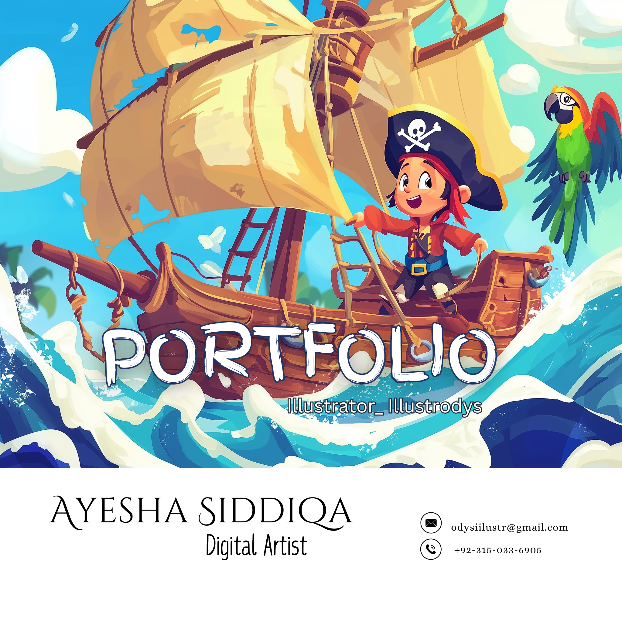 Example of Cute Children's Book Illustration