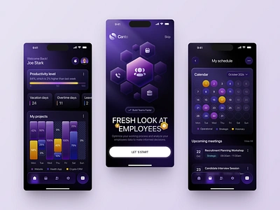 Canto - Mobile App for SaaS app app design app ui design design graphic design home screen app ios app iphone app mobile mobile app mobile app developer mobile design mobile ui ui uiux ux