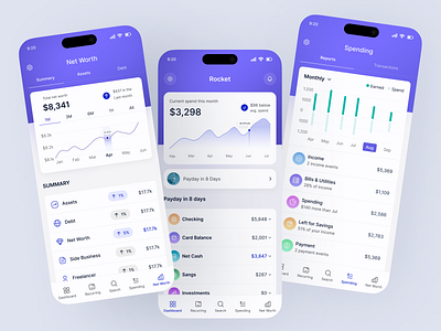 Financial app design app app design banking best mobile app design figma design finantial app design fintech mobile app mobile app design sass uiux