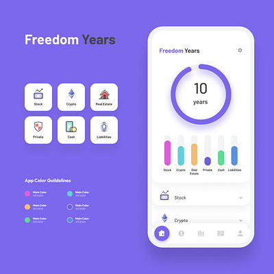 Freedom Years App design figma ios mobile mobile app mobile app design ui ui design uxui uxui design