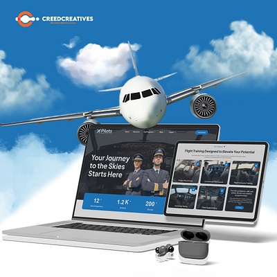 Take Flight with Confidence: Pilot Training Excellence✈️ elementor uiux userexperience userinterface webdevelopment websitedesign wordpress