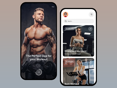 Workout App Design app app design design exercise plans fitness fitness tech get fit now home workouts muscle slim body strong ui ui design ux ux design weight loss workout workout app workout routines yoga and flexibility