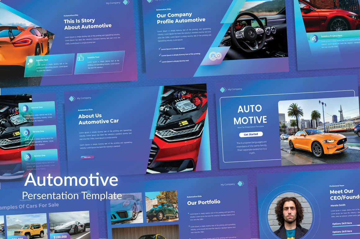 Example of Design Persentation Template