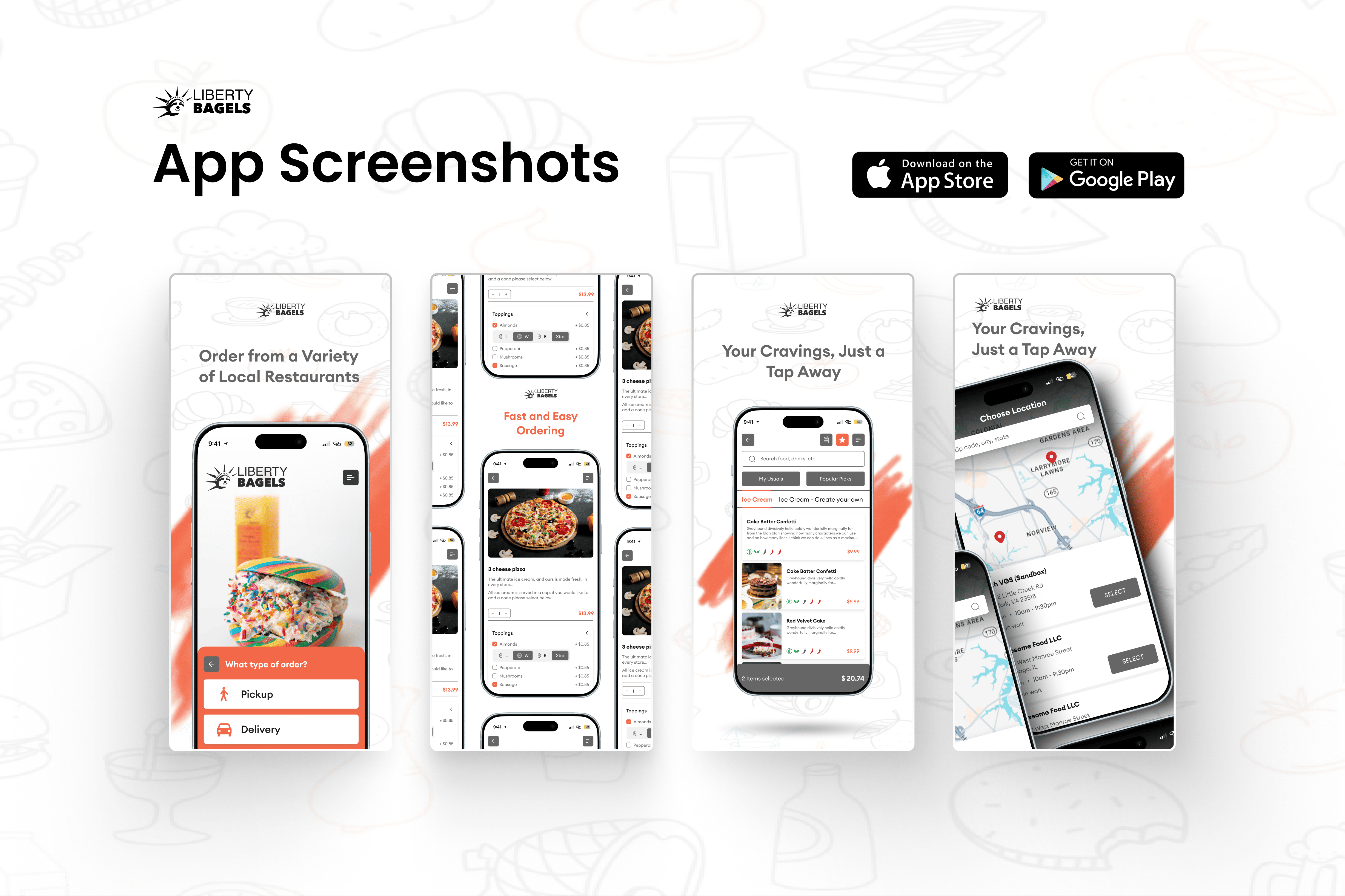 Example of App Screenshots