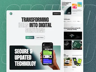 Software Agency Website 3d animation branding creativedesign designshowcase figma graphic design logo motion graphics securedsoft softwareagency ui uidesign uxdesign webdesign