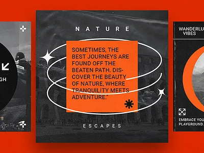 Travel Moments Instagram Post animation branding design illustration logo motion pixflow title typography ui