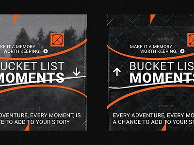 Travel Moments Instagram Posts animation branding design illustration logo motion pixflow title typography ui