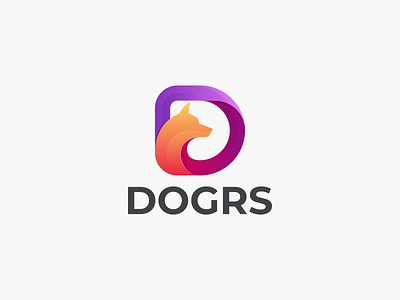 DOGRS branding d logo design dog coloring dog design graphic dog design logo dog logo graphic design icon logo