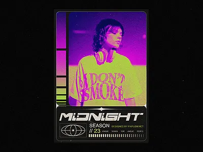 Acid Y2k Retro Posters animation branding design illustration logo motion pixflow title typography