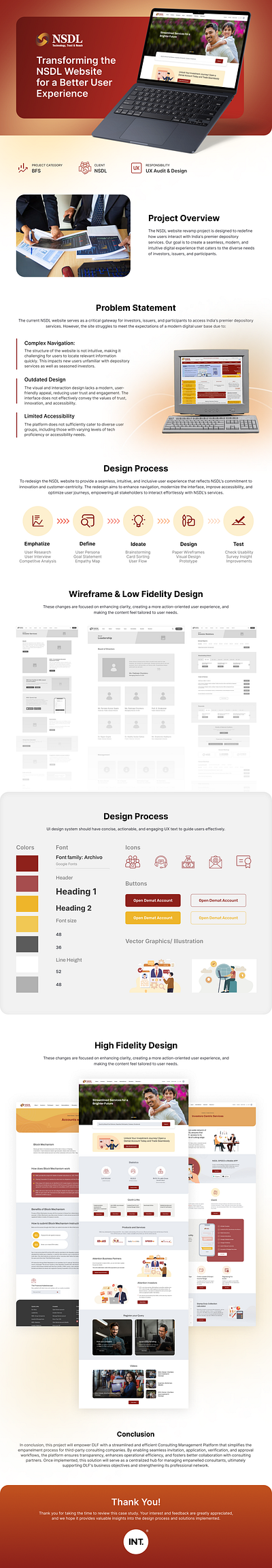 NSDL web revamp branding ui