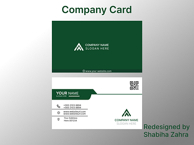 Company Card card design design inspiration graphic design ui ux