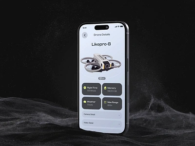 Drone app for renters | UI Design & Illustration app design character drone drone details green illustration onboarding page ui design ux design