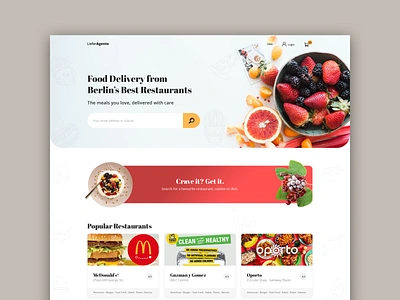 Liefer Agento (Single city and other pages) 2025 design clean ui design dribbble figna food home page hotel landing page minimal design product design restaurant theme ui uiux web design website