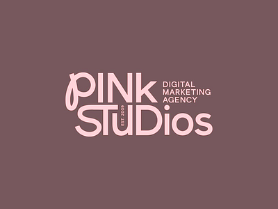 Pink Studios - Brand Identity Design agency branding brandmark creative creative design design designer digital logo logodesign logodesigner logomark logotype mark marketing modern pink studio studio design studio logo workmark