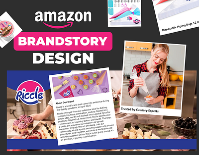 Amazon Brandstory Design amazon amazonlisting amazonlistingimages amazonproduct brand branding brandstory graphic design listingimages log o productlisting