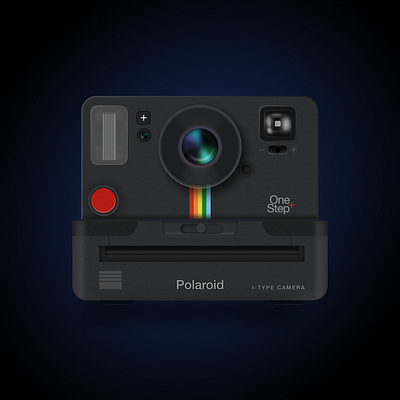 Figma Challenge: Polaroid Camera Design 3d animation figma polaroid ui