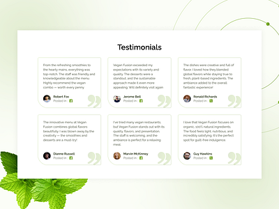 Testimonials client reviews customer thoughts feedback landing page reviews testimonials ui ui ux web design website