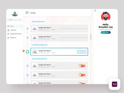 WriteWise Dashboard Design uidesign uiux