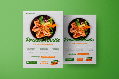 Food Flyer | Prawn Flyer | Resturant Flyer | Flyer branding creativeflyer delicious delicious food design fast food fast foods flyer flyer resturant flyerdesign flyers food fooddesign foodflyer foodposter graphic design prawn food resturantflyer resturants tastydesigns