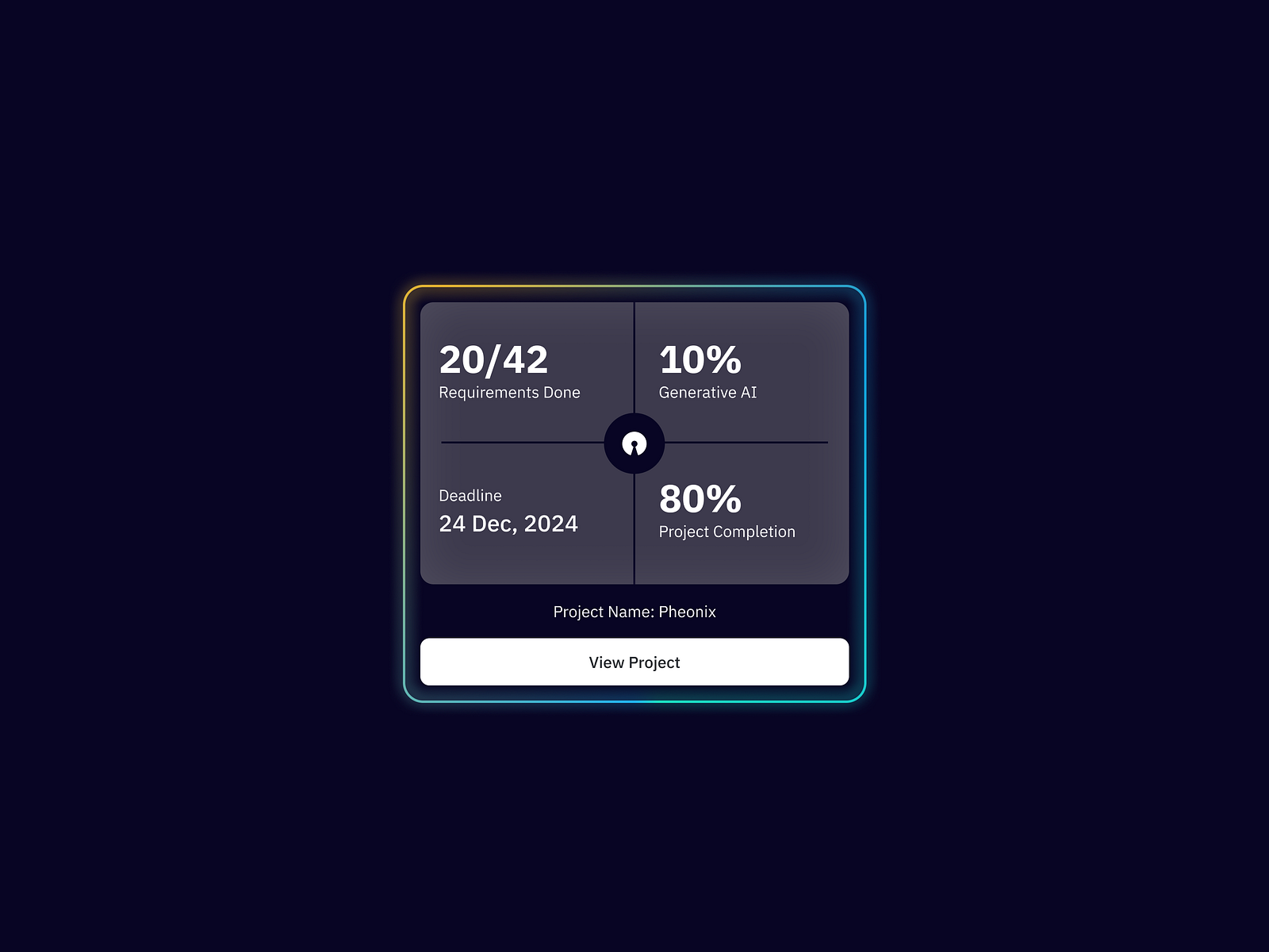 Project Card UI by DevDock on Dribbble