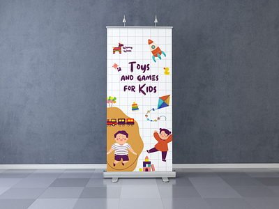 Toy Stand Design design graphic design illustration typography