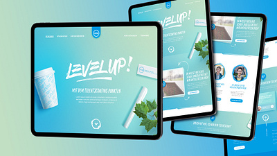 LevelUp! Talentscouting der HRW animation branding corporate identity design graphic design logo ui web developing webdesign