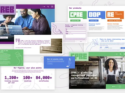 IREB, the International Requirements Engineering Board flat interface online ui website