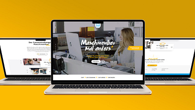 Frauenstudiengang Maschinenbau der HRW animation branding cms corporate identity design graphic design mobile website ui ux uxui video production web developing webdesign wordpress