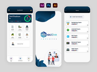 Hreactive App Design android design ios mobile app design uidesign uiux