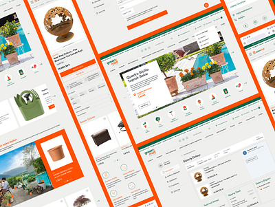 Greenmall e-commerce mobile and desktop design e commerce mobile ui ux