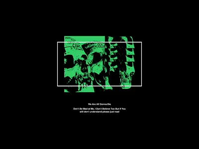 Death Skull Poster death graphic design grim poster skull