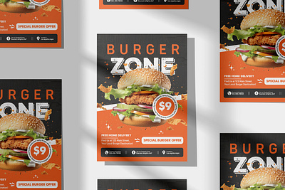 Food Flyer | Resturant Flyer | Flyer | Burger Flyer amaging flyer branding burger burger flyer delicious delicious food design fast food flyer food food brochure food flyer food poster foodie gourmet graphic design healthy food poster proffesional flyer resturant flyer