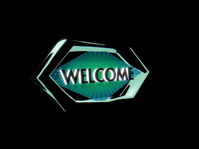 Welcome Button 3d animation graphic design motion graphics spline ui