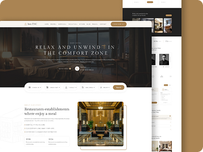 I Designed A Hotel Booking Website. apps design landing page ui ux design web design