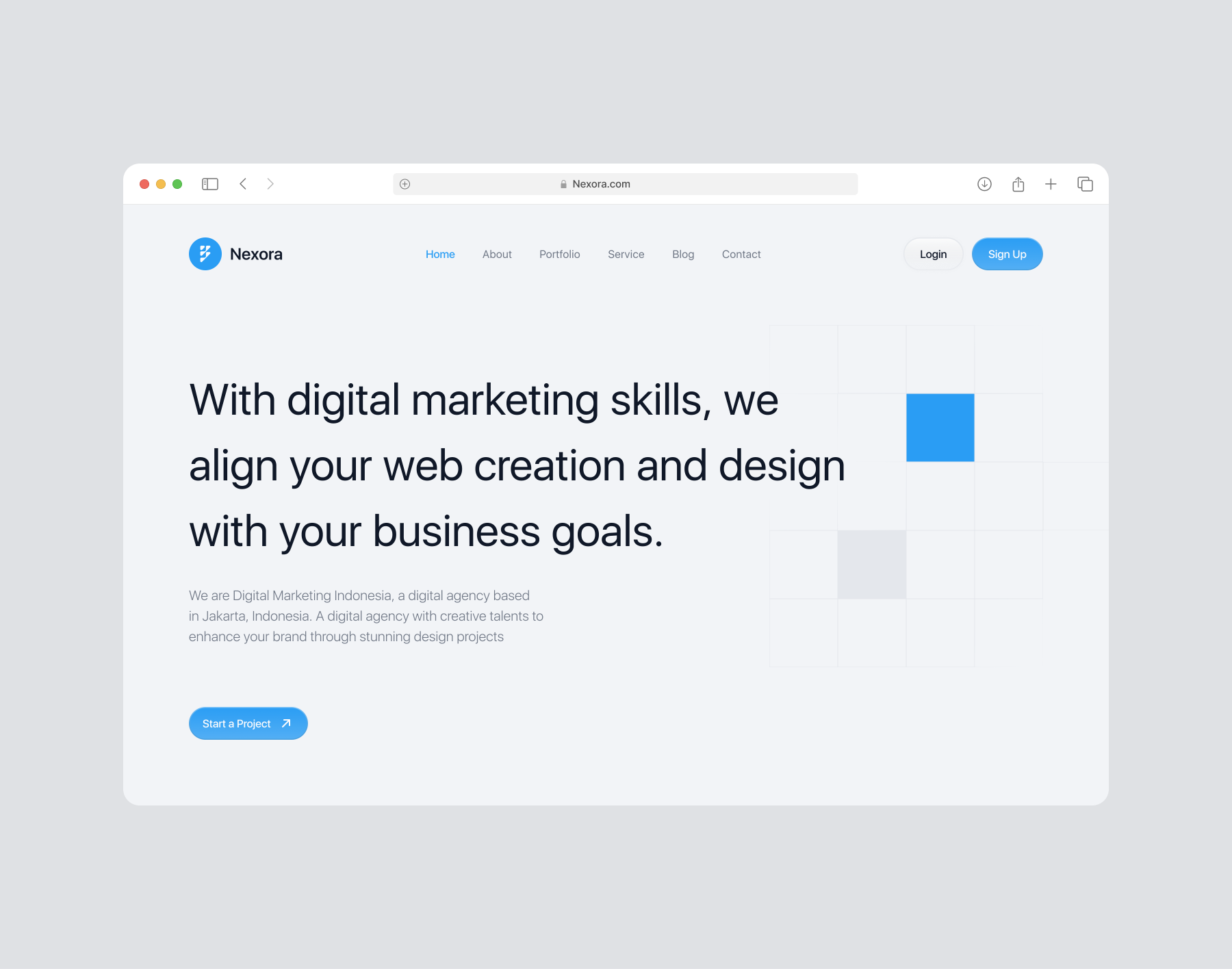 Nexora | Hero Section Landing Page animation graphic design landing page mobile app ui user experience user flow user interfaces