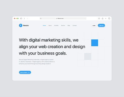 Nexora | Hero Section Landing Page animation graphic design landing page mobile app ui user experience user flow user interfaces