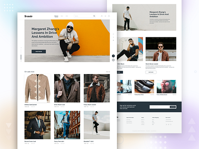 Brando Landing Page 2025 design branding clean design clothing dribbble e commerce fashion home page landing page minimalist design portfolio product design theme trendy design ui uiux web design website