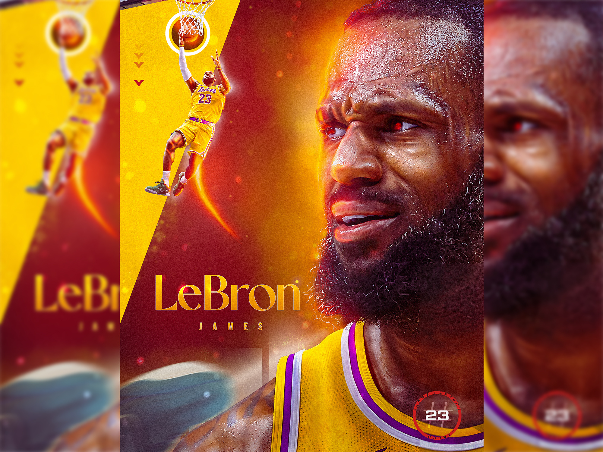 Lebron James Poster cover design football football design graphic design graphics poster illustration matchday design spo sport graphics