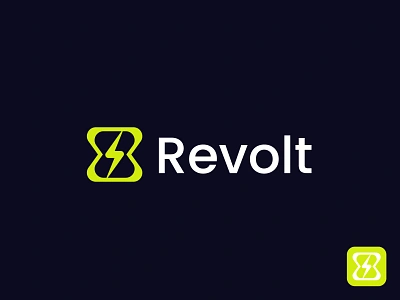 Revolt Logo Design bolt brand identity branding electricity energy icon identity lettermark lightning logo logo mark logodesign startup supplier symbol thunder volt wordmark