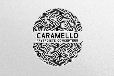 Logo design for Caremello Landscaping carte de visite charte graphique graphiste identité visuelle logo paris