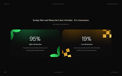 Stats Card aesthetic black card cards dark gradient grid minimal ui uiux