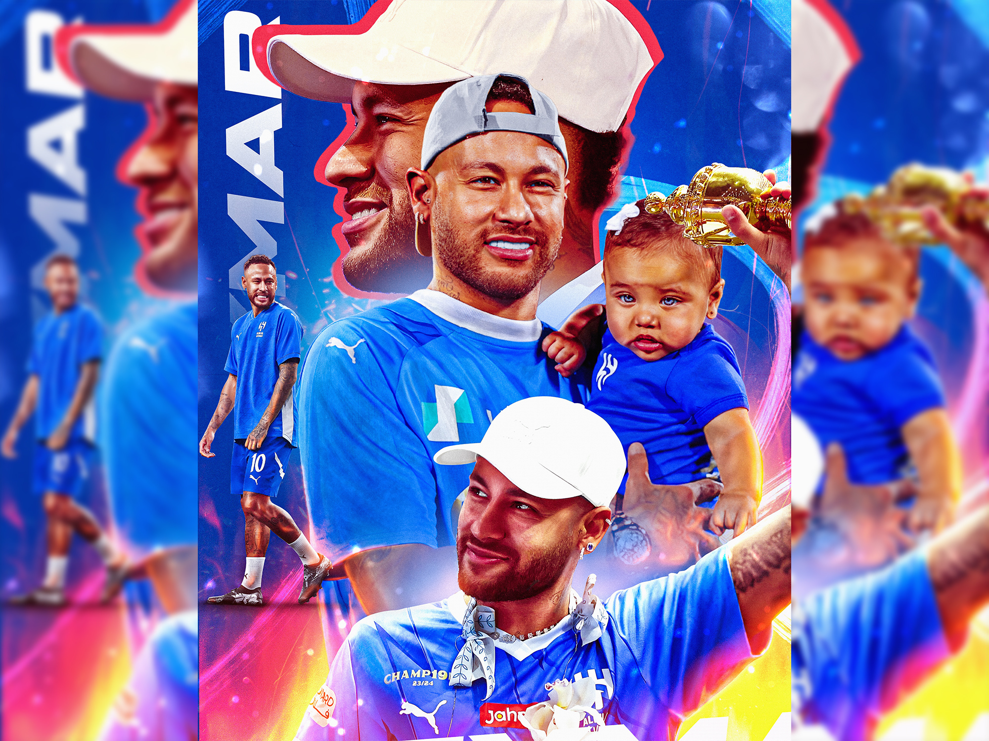 Neymar Poster Design cover design football football design graphic design graphics poster illustration matchday design sport sport art sport flyer sport graphics sport poster