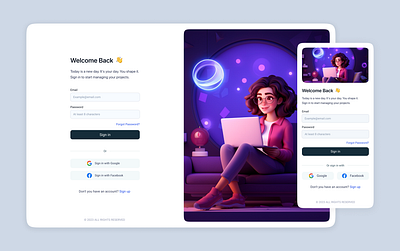 Login Page animation appdesign branding design login mobile ui ui