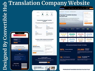 A Translation Website I Designed On Gohighlevel. animation branding design funnel graphic design illustration logo translation translator website