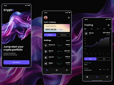 Crypto wallet | UX/UI branding figma graphic design logo ui uxui