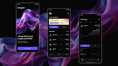 Crypto wallet | UX/UI branding figma graphic design logo ui uxui